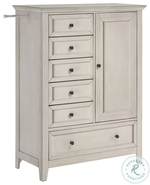 San Mateo Rustic White Youth Storage Bedroom Set With Deck From ... for