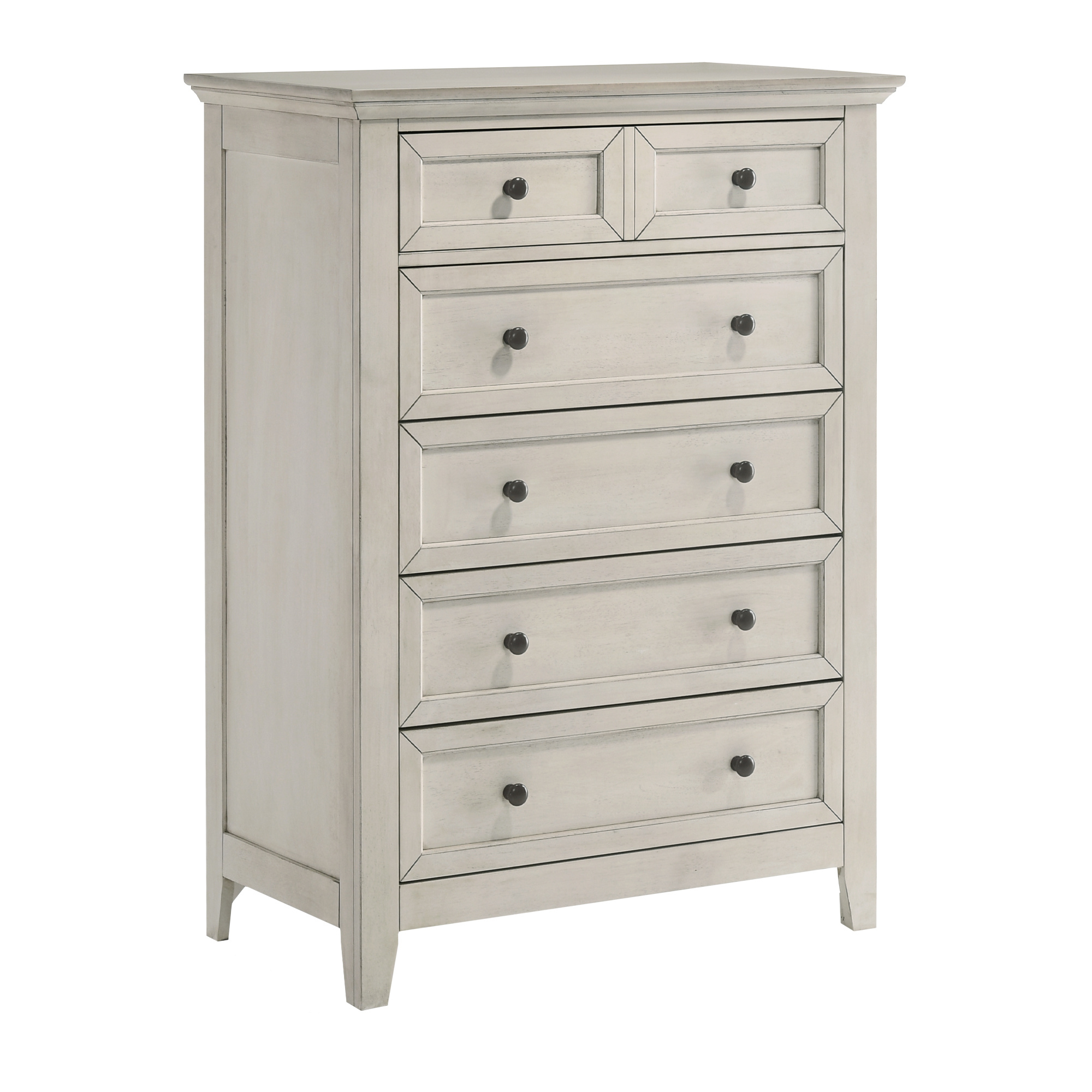 San Mateo Youth Chest | Rustic White - Westwoodbaby regarding