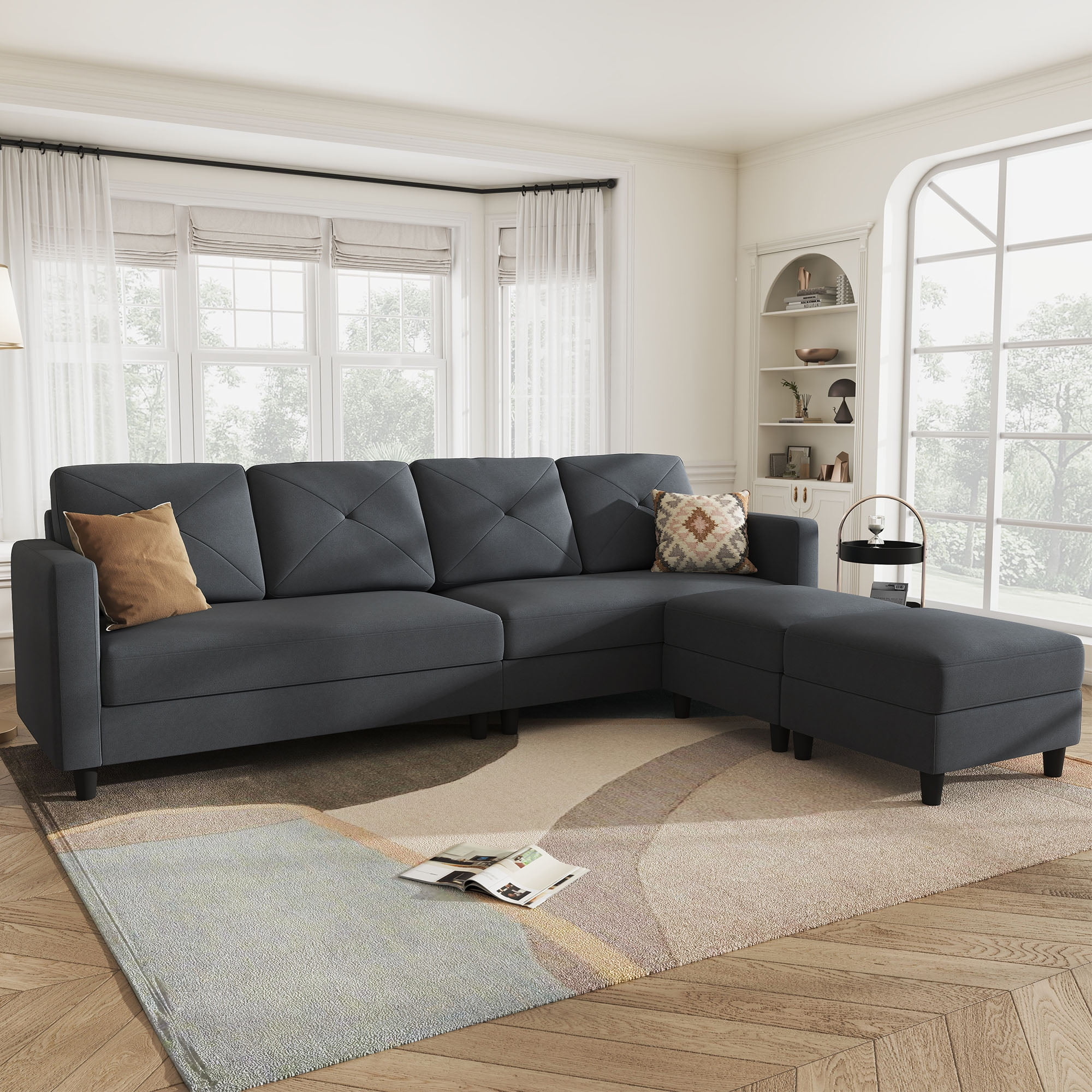 How to Choose the Perfect Macadamia Gray Fabric Sectional Sofa for Your Home