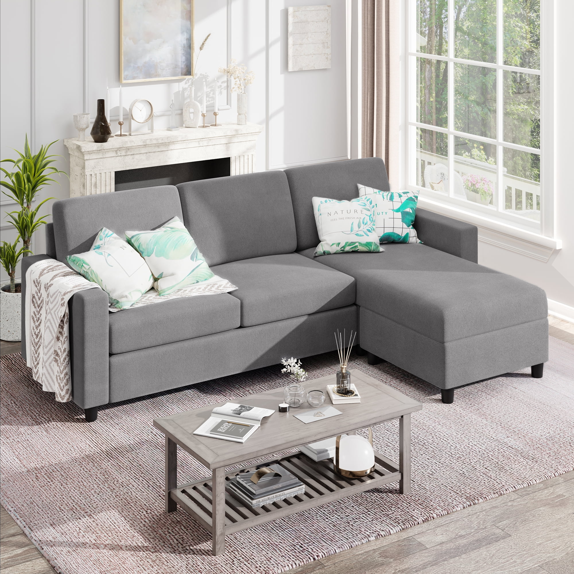 Sectional Sofa Gray inside How to Choose the Perfect Macadamia Gray Fabric Sectional Sofa for Your Home