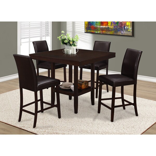 Shop Dining Table-42 X 42/ Cappuccino Counter Height - Free Shipping ... pertaining to Freda Square 36" Counter Height Dining Table Cappuccino Understanding Its Charm