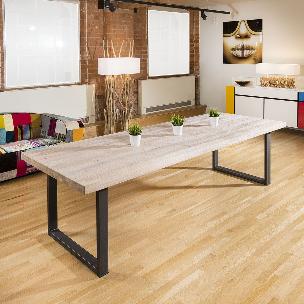Solid Oak Dining Table White Legs At Fred Morales Blog with The Enduring Appeal of Solid Wood Legs on a White Dining Table