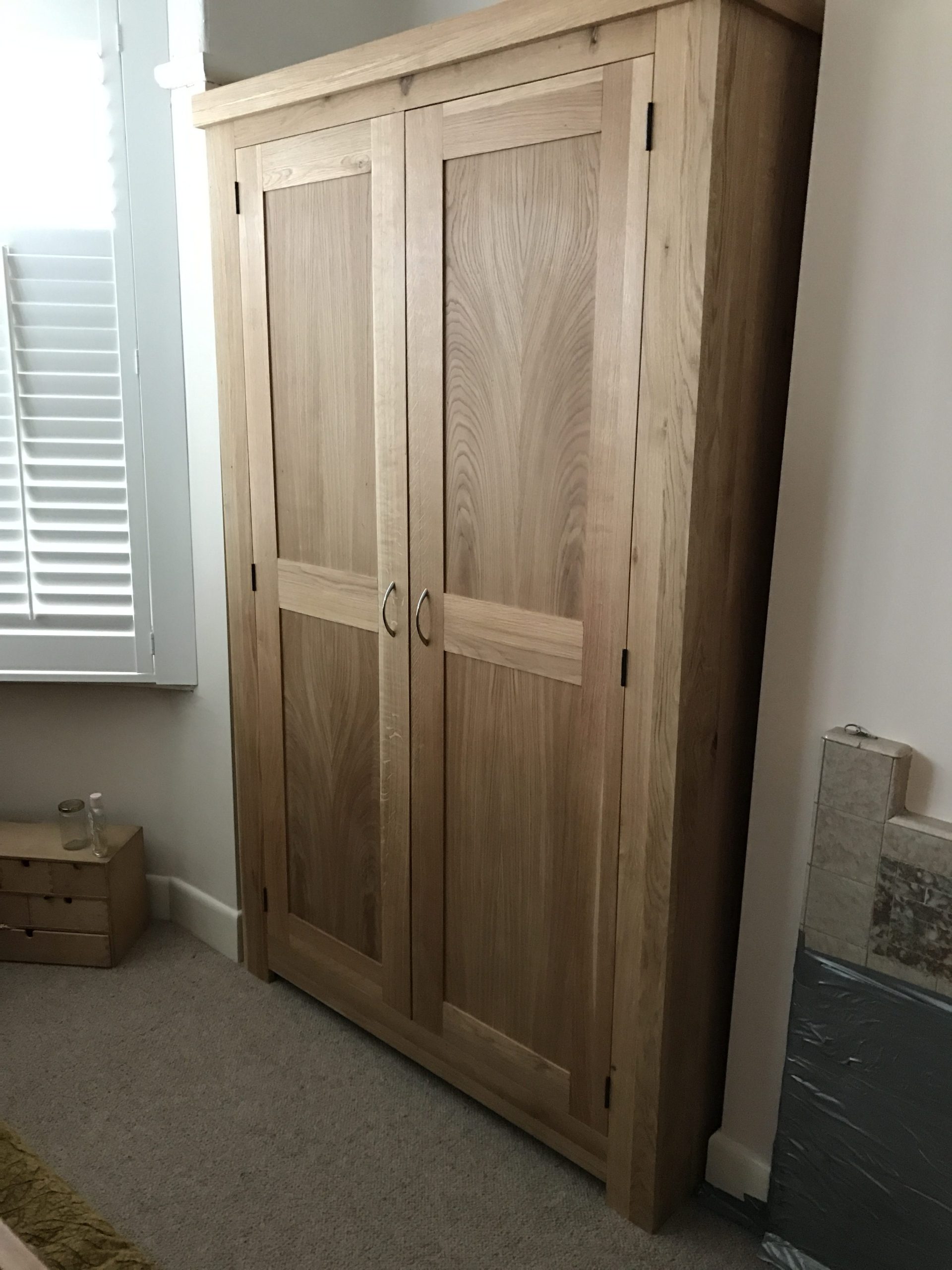 Solid Oak Wardrobes - Hallam Oak And Pine regarding