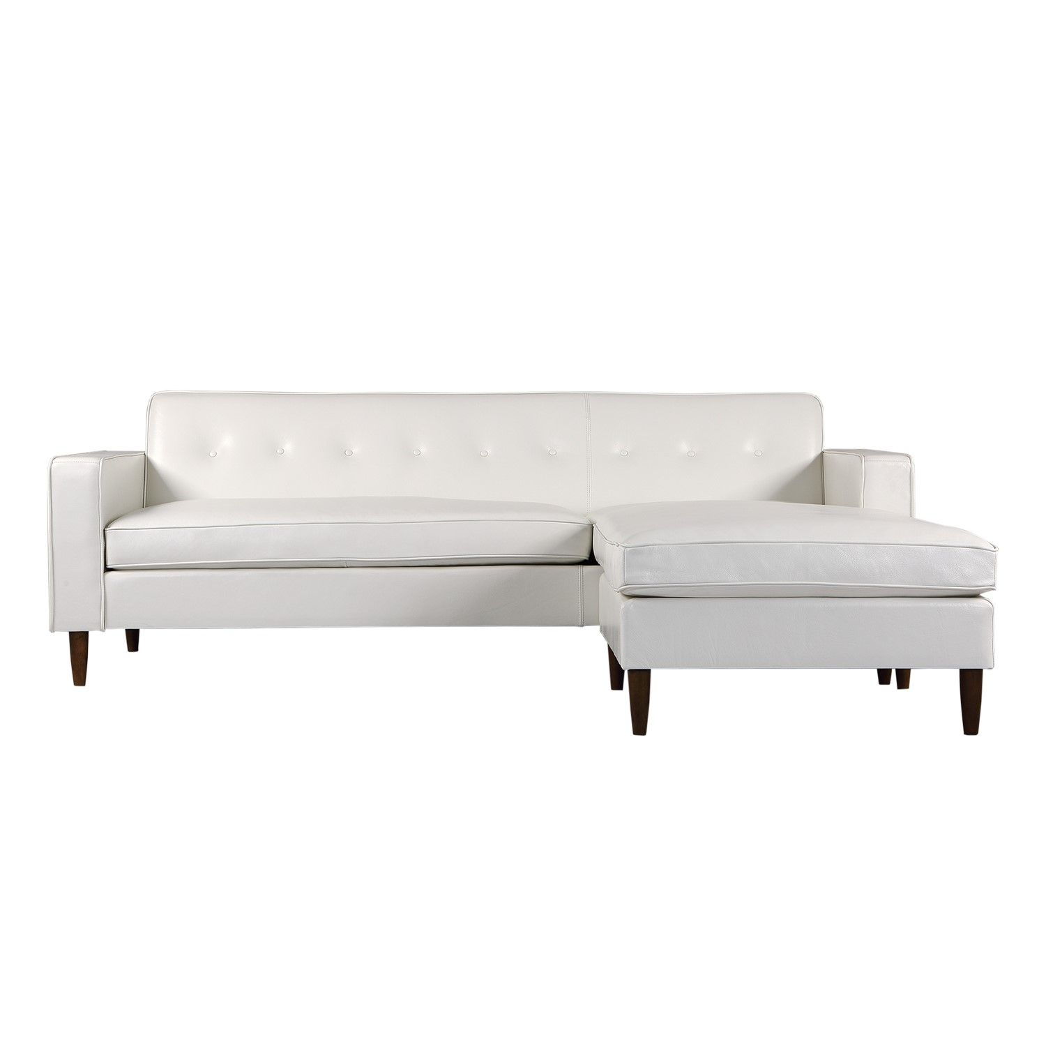 Somerset Velvet Mid-Century Modern Right Sectional Sofas intended for
