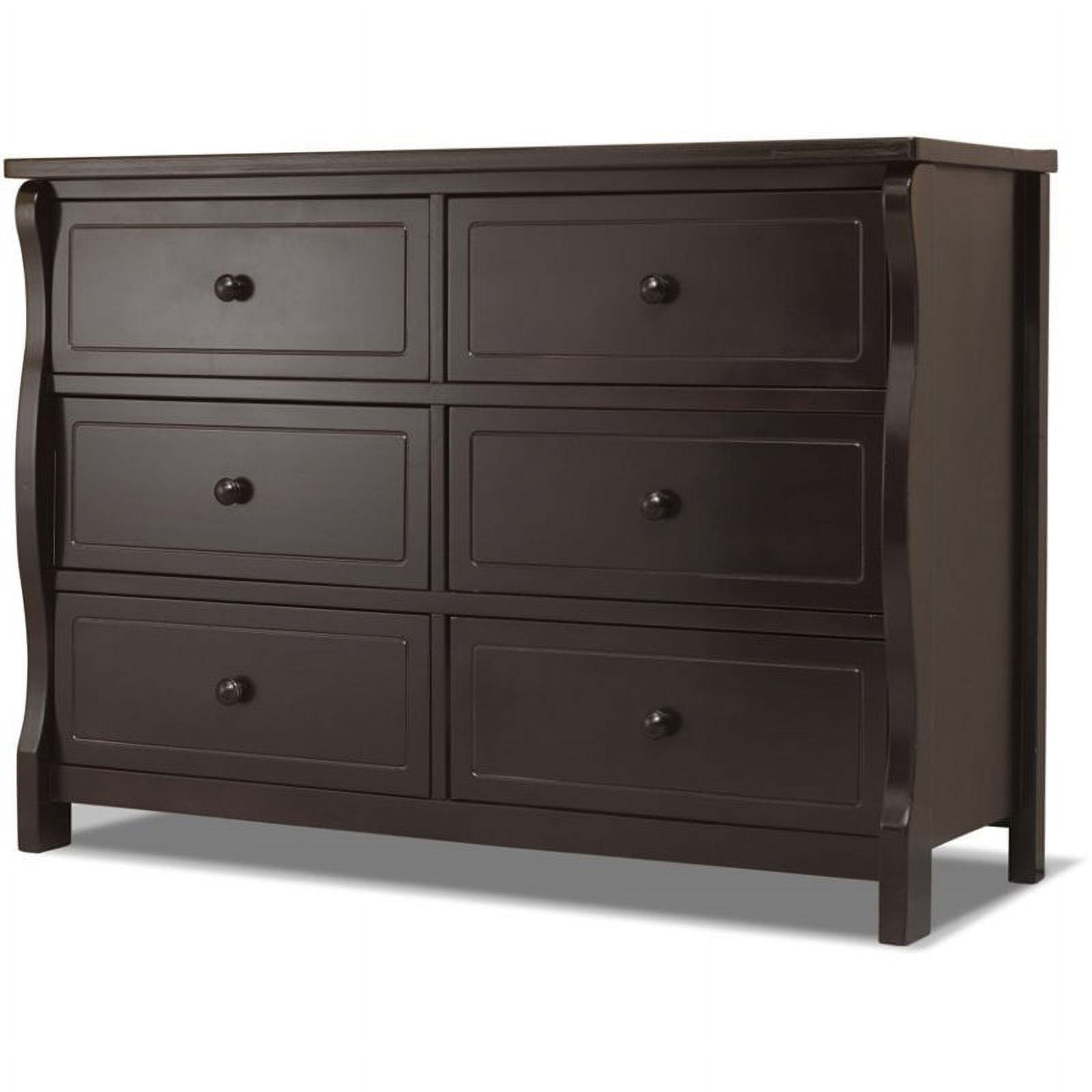 Sorelle Princeton Elite Double Dresser - Espresso - Walmart.com throughout