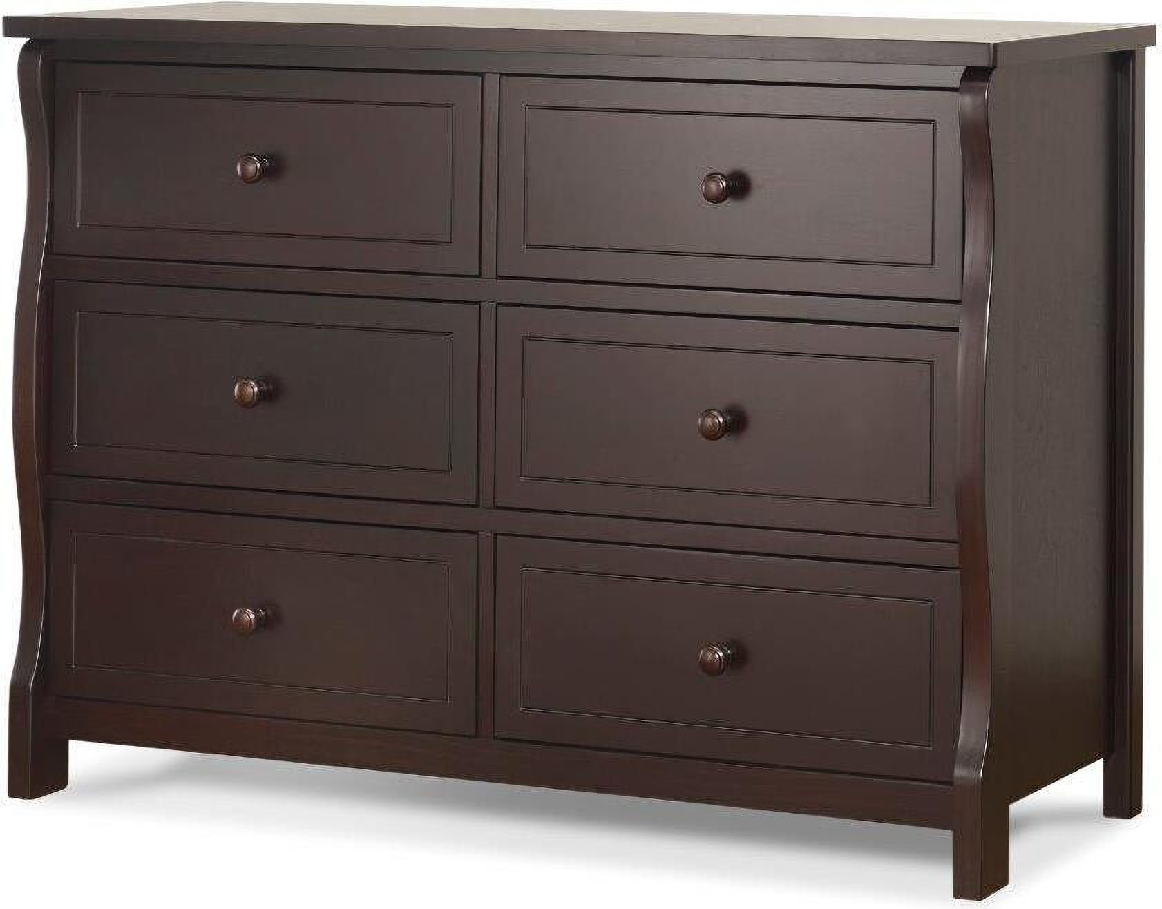 Sorelle Princeton Elite Double Dresser In Espresso By Sorelle Furniture ... regarding