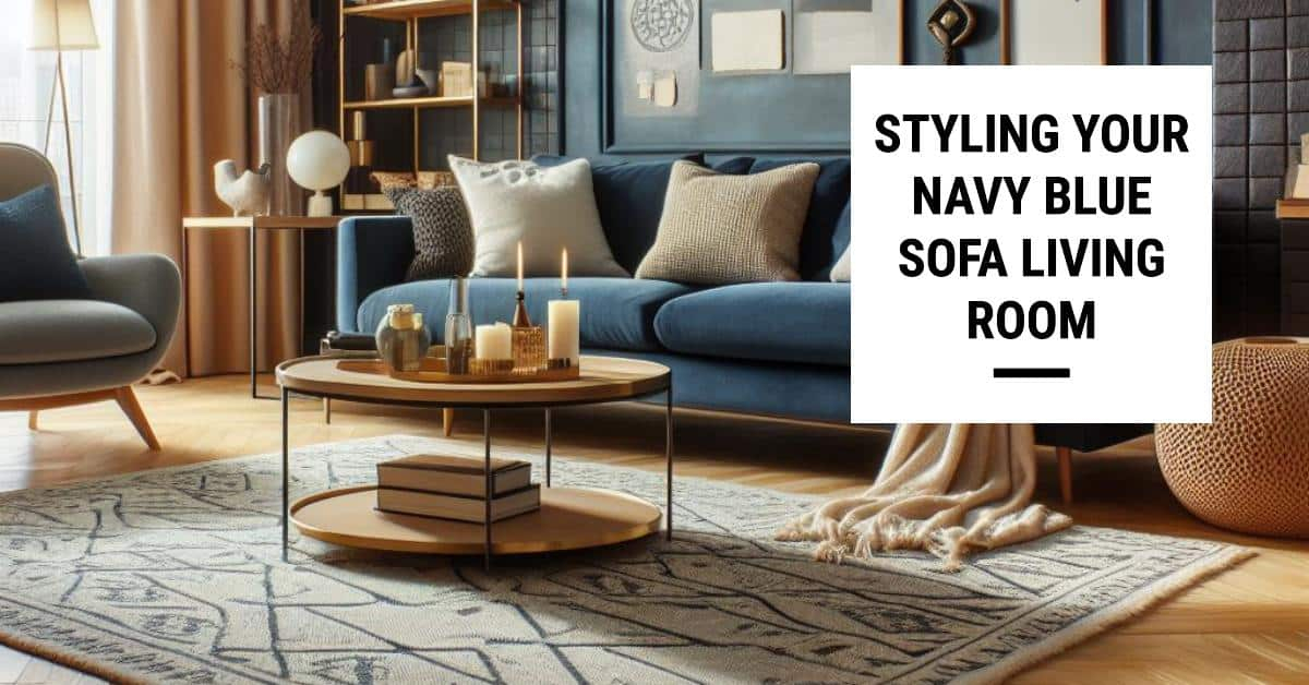 Styling Your Navy Blue Sofa Living Room: A Guide To Elegance And ... in