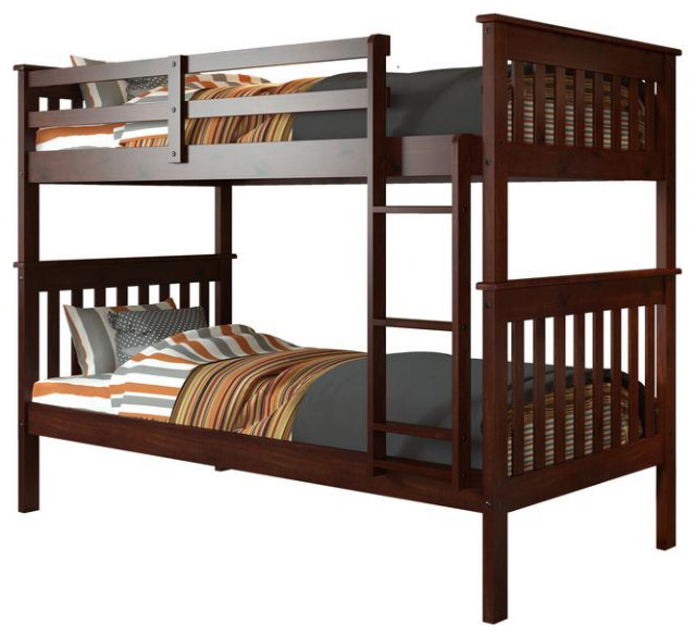 T/T Mission Bunk Bed - Craftsman - Bunk Beds - By Bisonoffice | Houzz for Expert Insights into the Durability of the T/T Mission Bunk Bed
