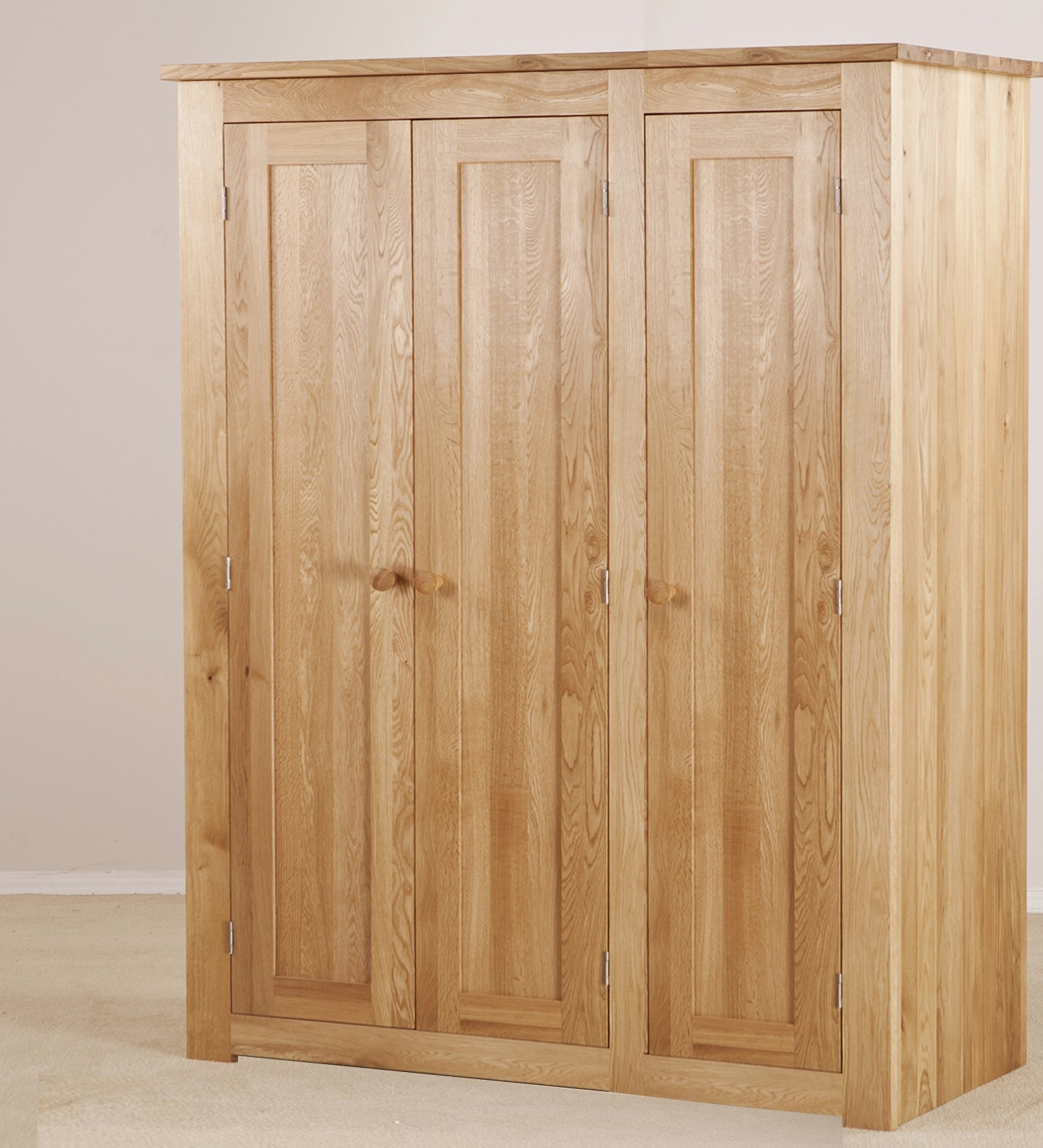 The 15 Best Collection Of Solid Wood Fitted Wardrobes pertaining to How Solid Oak Wardrobes Contribute to a Sustainable and Safe Playroom