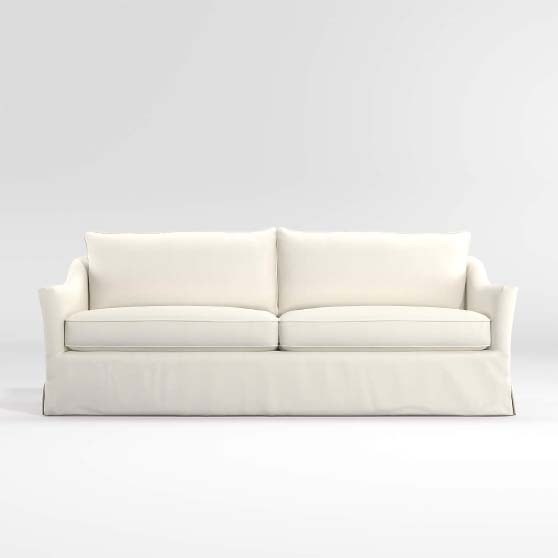 The Best Modern Slipcovered Sofas For Your Living Room (2024) - Candie ... intended for Achieving Serenity The Minimalist Modern White Slipcovered Sofa