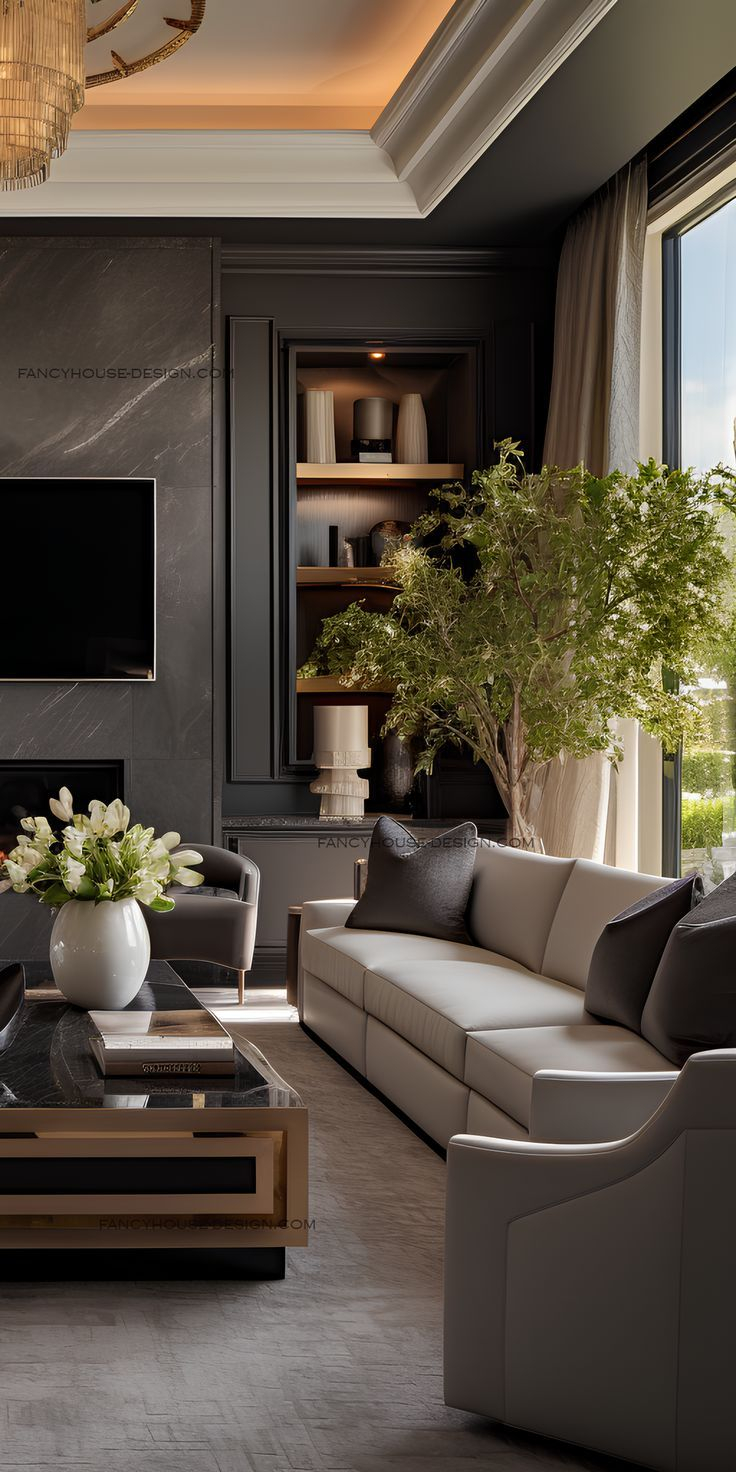 The Living Room's Design Versatility And Timeless Interiors Make It An ... intended for Designing with Versatility Finding the Perfect Spot for Your Armless Sofa