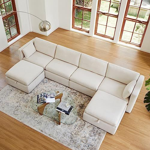 The Ultimate Comfort: The Appeal Of Large U Shaped Sectionals For Your ... throughout