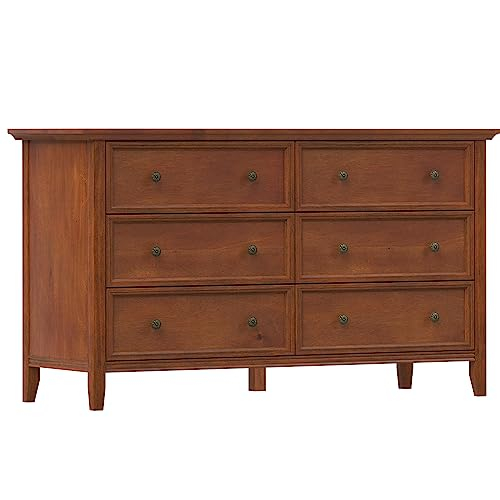 Top 5 Best Solid Wood Dresser 6 Drawers 2024 - Pixelfy Blog in Unlocking the Charm of Cherry Wood Dressers with Six Drawers