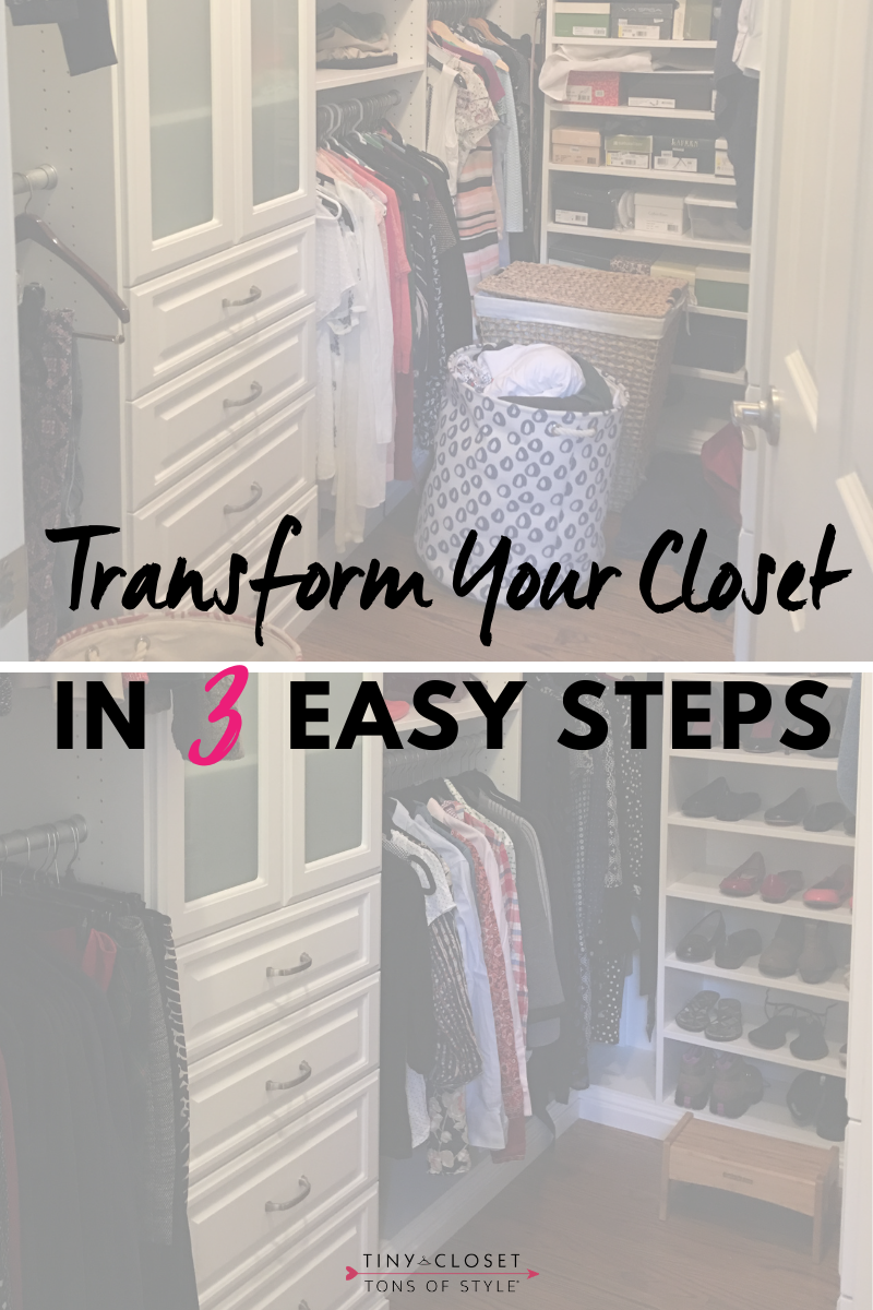 Transform Your Closet In 3 Simple Steps — Mappcraft | Tiny Closet ... regarding