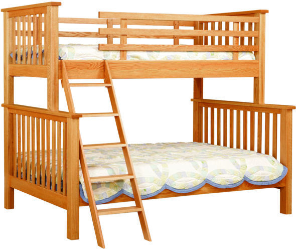 Twin-Full Mission Bunk Bed | Bunk Beds, Bunks, Furniture inside Beyond the Basics What to Look for in Quality Twin/Full Mission Bunk Beds