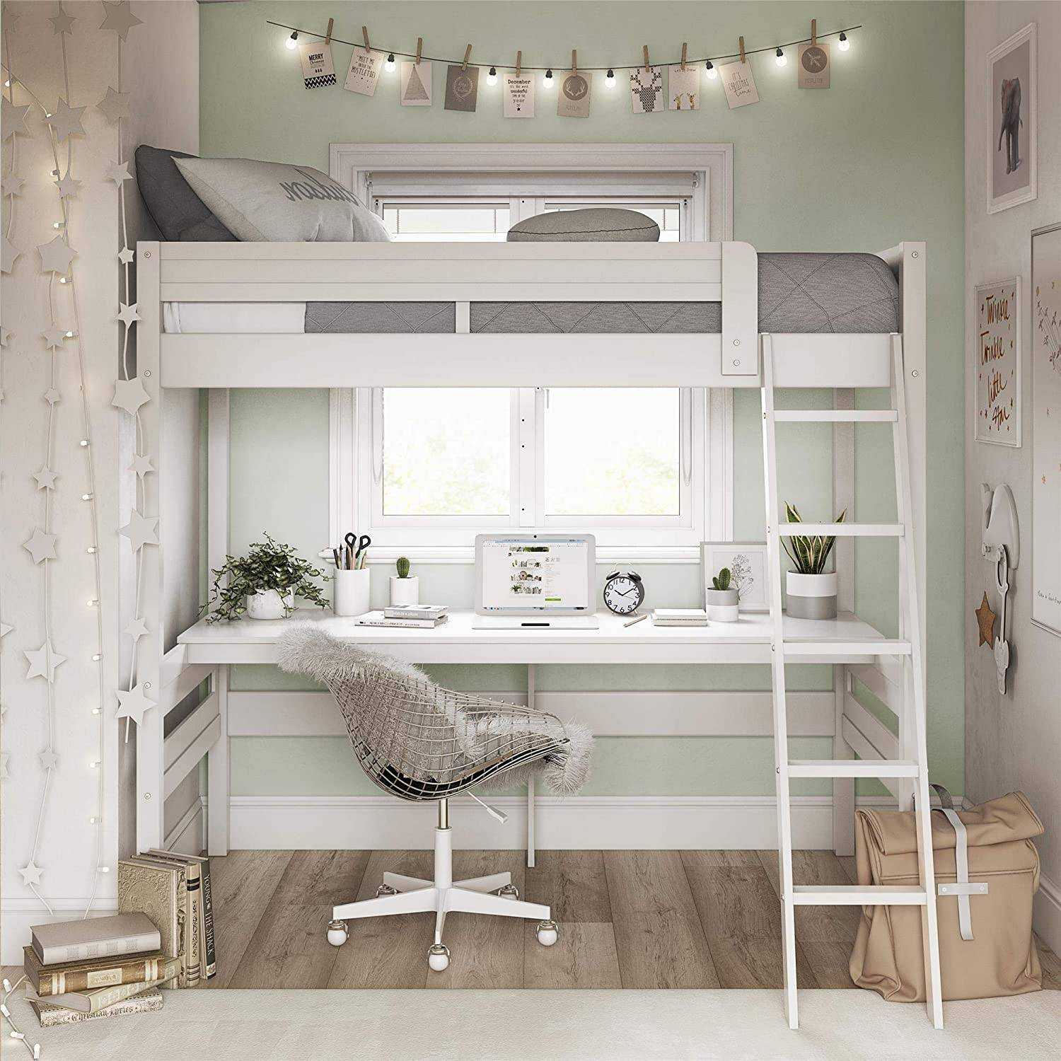 Twin Loft Bed With Desk throughout