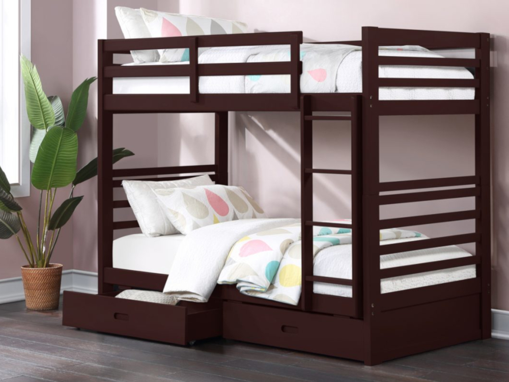 Twin-Twin Bunk Bed | Nothin' Fancy Furniture Warehouse regarding