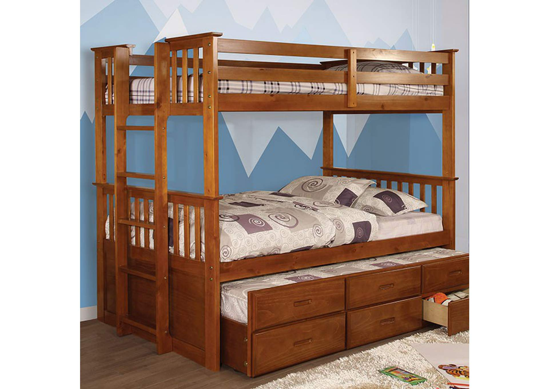University Twin Xl/Queen Bunk Bed regarding