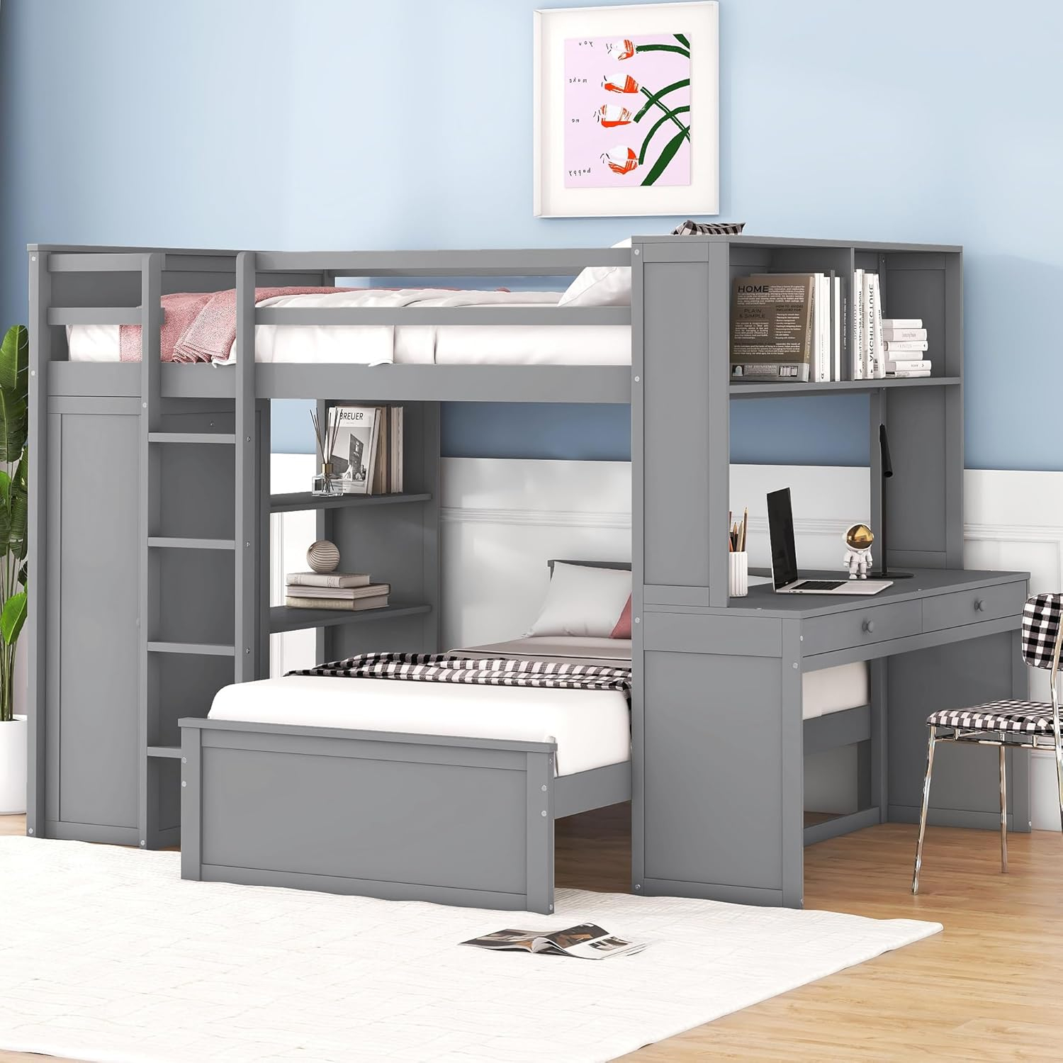 Unlock Hidden Space! The Game-Changing Loft Bunk Bed That Will Change ... inside Choosing the Right Loft Bed Key Features of the Gray Wood Model