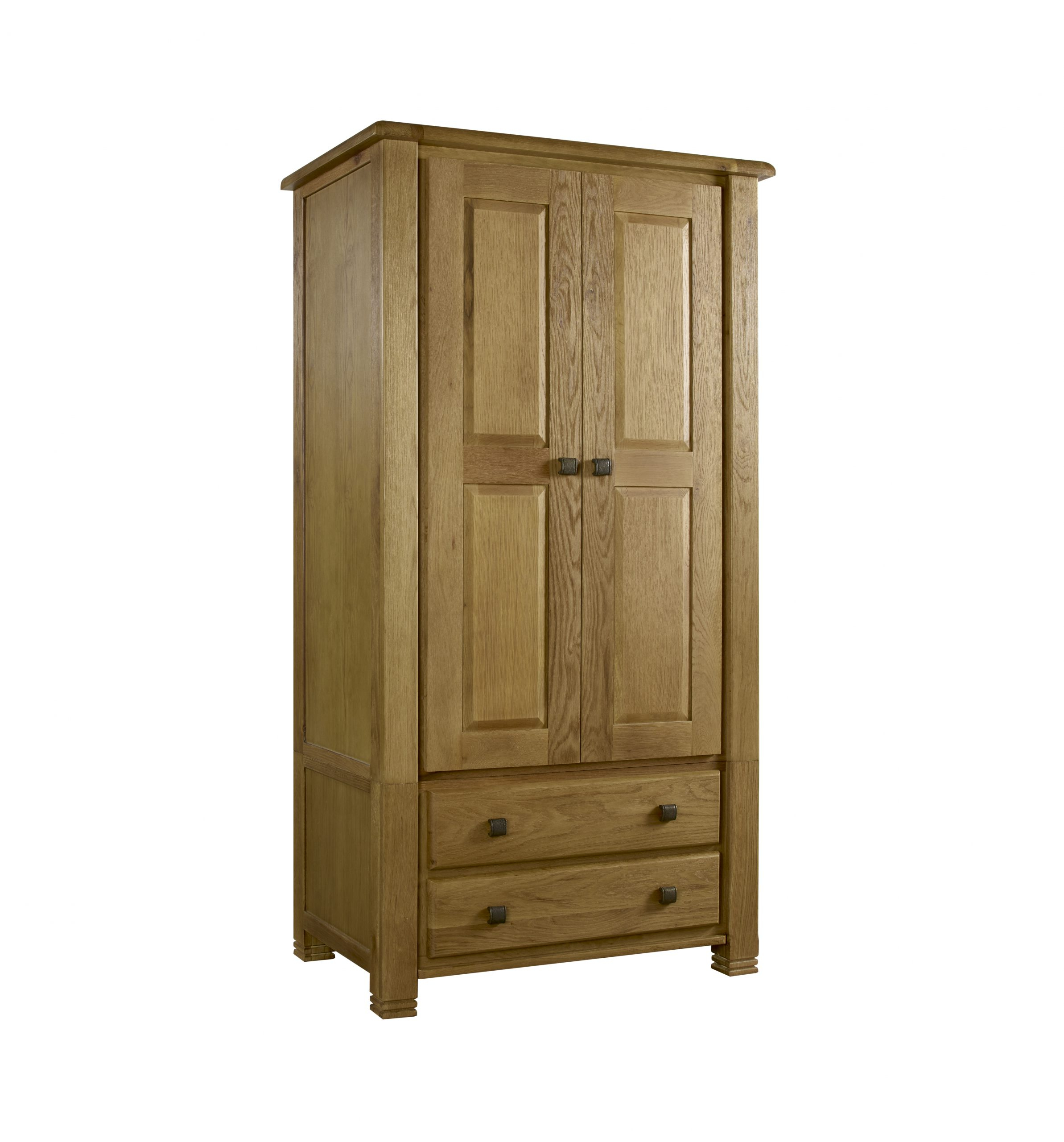 Vermont 2 Door Oak Wardrobe - Bedroom Furniture Store with regard to