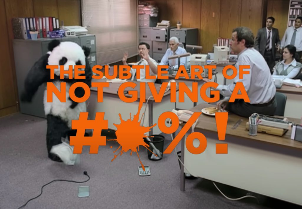 Watch: The Subtle Art Of Not Giving A F*Ck Is Becoming A Movie! regarding