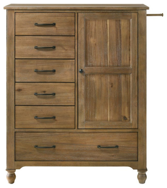 Westwood Design Highland Farmhouse Wood Chifferobe In Sand Dune Brown ... in