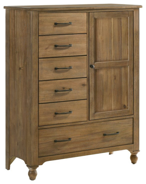 Westwood Design Highland Farmhouse Wood Chifferobe In Sand Dune Brown ... within The Art of Styling Your Westwood Design Wood Chifferobe