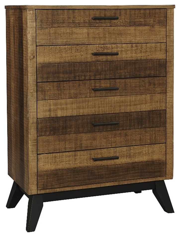 Westwood Design Urban Rustic 5-Drawer Transitional Wood Chest In ... with The Enduring Appeal of the Westwood Urban Rustic Design