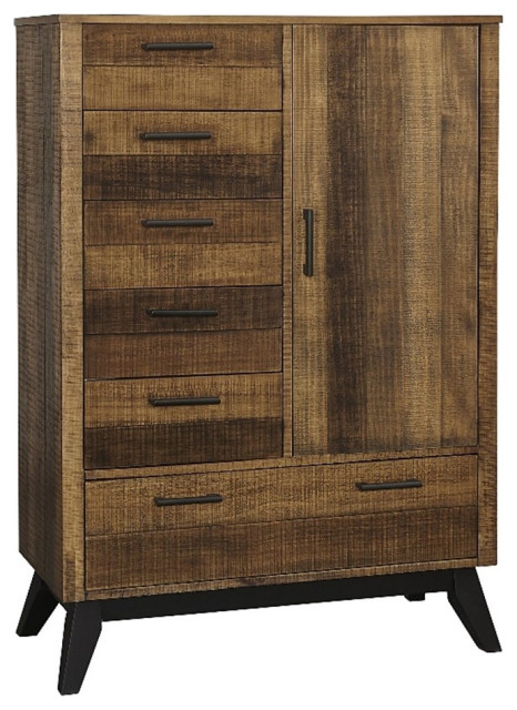 Westwood Design Urban Rustic Transitional Wood Chifferobe In Brushed ... with regard to The Art of Styling Your Westwood Design Wood Chifferobe