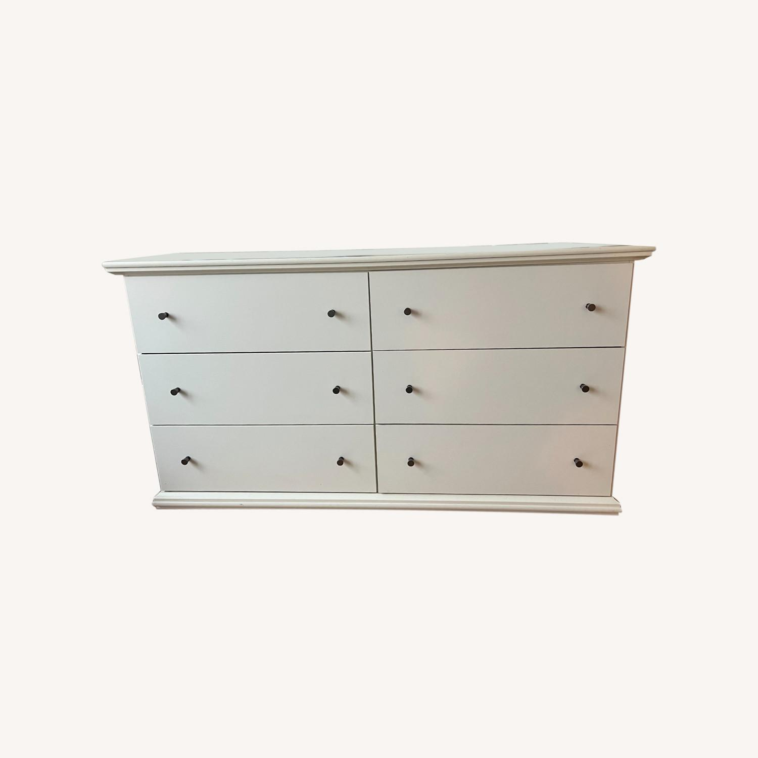 White 6-Drawer Dresser - Aptdeco within Styling Your Space with a Classic Pearl White 6-Drawer Dresser