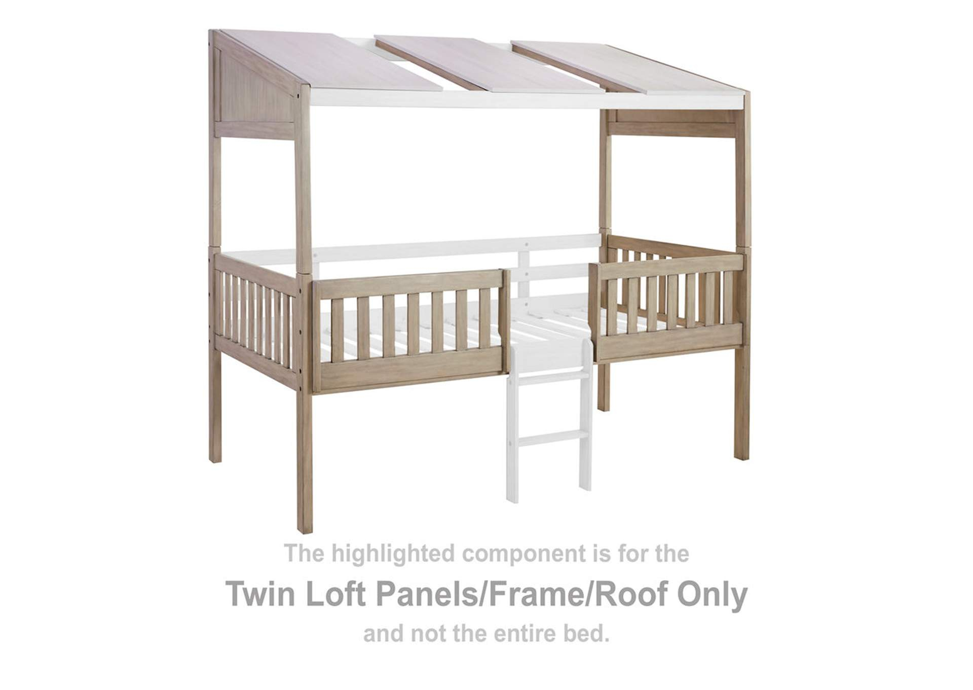 Wrenalyn Twin Loft Bed intended for