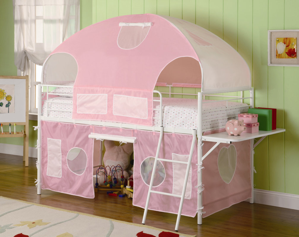 Zoomie Kids Victoria Twin Low Loft Bed & Reviews | Wayfair in