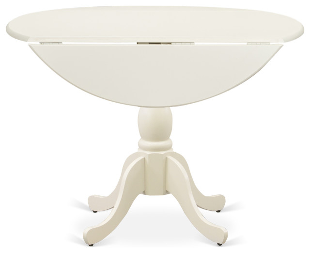 3 Pc Dining Set, 1 Drop Leaves Table, 2 Linen White Chairs, Linen White ... intended for 3 Pc Dining Set, 1 Pedestal Table, 2 Linen White Wooden Chairs, Linen White