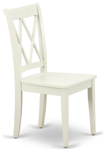 3 Pc Dining Set, Linen White Table, 2 Linen White Chairs, Linen White ... inside 3 Pc Dining Set, 1 Pedestal Table, 2 Linen White Wooden Chairs, Linen White