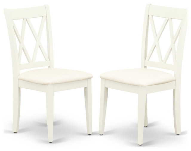 3 Pc Set, Linen White Small Dining Table, 2 Linen White Chairs, Linen ... throughout Beyond the Basics Understanding the Materials in Your Linen White Chairs