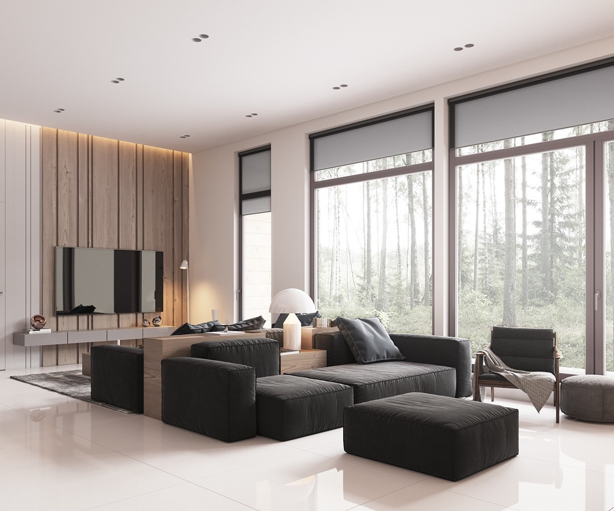 40 Gorgeously Minimalist Living Rooms That Find Substance In Simplicity intended for Sofa Selections That Enhance Clean Living Room Aesthetics