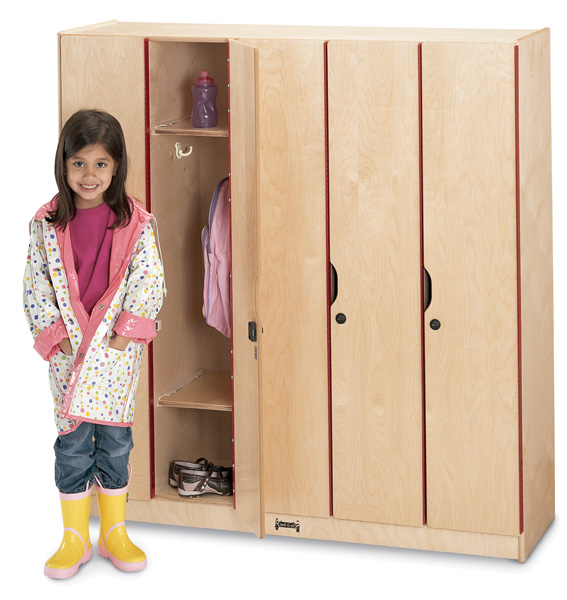 5 Section Lockers With Doors - Jonti-Craft 2621Jc | Affordable Lockers & Jonti-Craft Products! for Creating Order and Fun With Jonti-Craft's Secure Locker Solutions