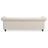Adetokunbo Tufted Chesterfield Fabric 3 Seater Sofa - Traditional ... with Understanding the Timeless Appeal of Chesterfield Sofas The Adetokunbo Edition