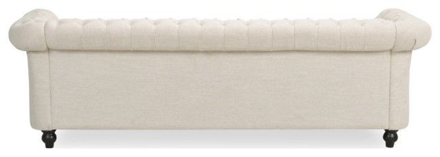 Adetokunbo Tufted Chesterfield Fabric 3 Seater Sofa - Traditional ... with Understanding the Timeless Appeal of Chesterfield Sofas The Adetokunbo Edition