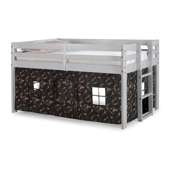Alaterre Furniture Jasper Twin Junior Loft Bed, Dove Gray Frame And ... throughout Expert Insights on Choosing the Right Jasper Twin Loft Bed Dove Gray for Your Family