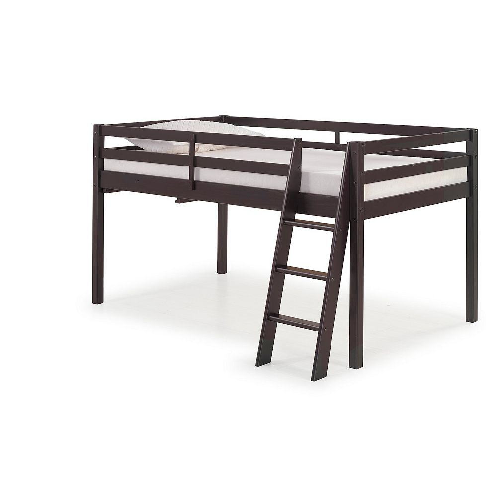 Alaterre Furniture Roxy Twin Junior Loft Bed in Exploring the Benefits of Choosing Espresso Finish for Junior Loft Beds