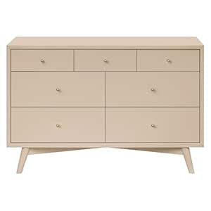 Amazon.com: Babyletto Palma 7-Drawer Assembled Double Dresser In Taupe ... with Why the Palma 7-Drawer Dresser Taupe is a Smart Choice