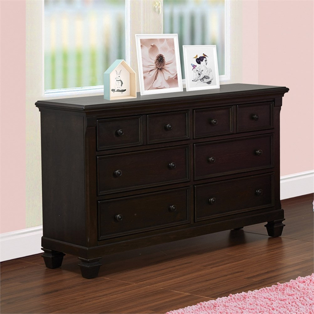 Baby Cache Glendale 6-Drawer Traditional Wood Dresser In Charcoal Brown ... regarding A Closer Look at the Baby Cache Montana 6-Drawer Dresser's Enduring Style