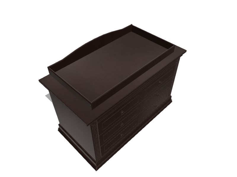 Baby Cache Montana Espresso Poplar 6-Drawer Standard Dresser In The ... with regard to Baby Cache Montana 6-Drawer Traditional Wood Dresser In Espresso