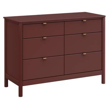Styling Your Space with the Bold Statement of the Bondi 6-Drawer Dresser Crimson