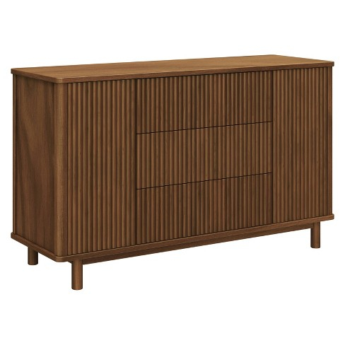 Babyletto Pogo Tambour Assembled Dresser - Natural Walnut : Target intended for Pogo Tambour Assembled Dresser, Blonde