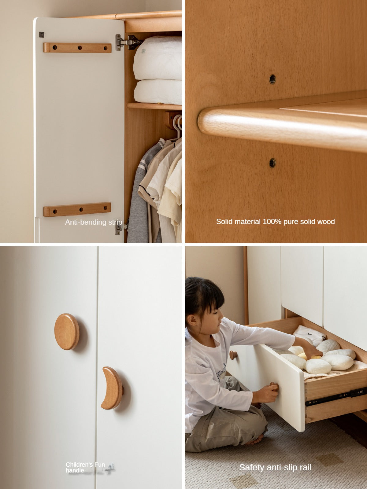 Beech Solid Wood Kids Wardrobe inside Designing with Durability Choosing the Right Beech Wood Wardrobe for Your Child