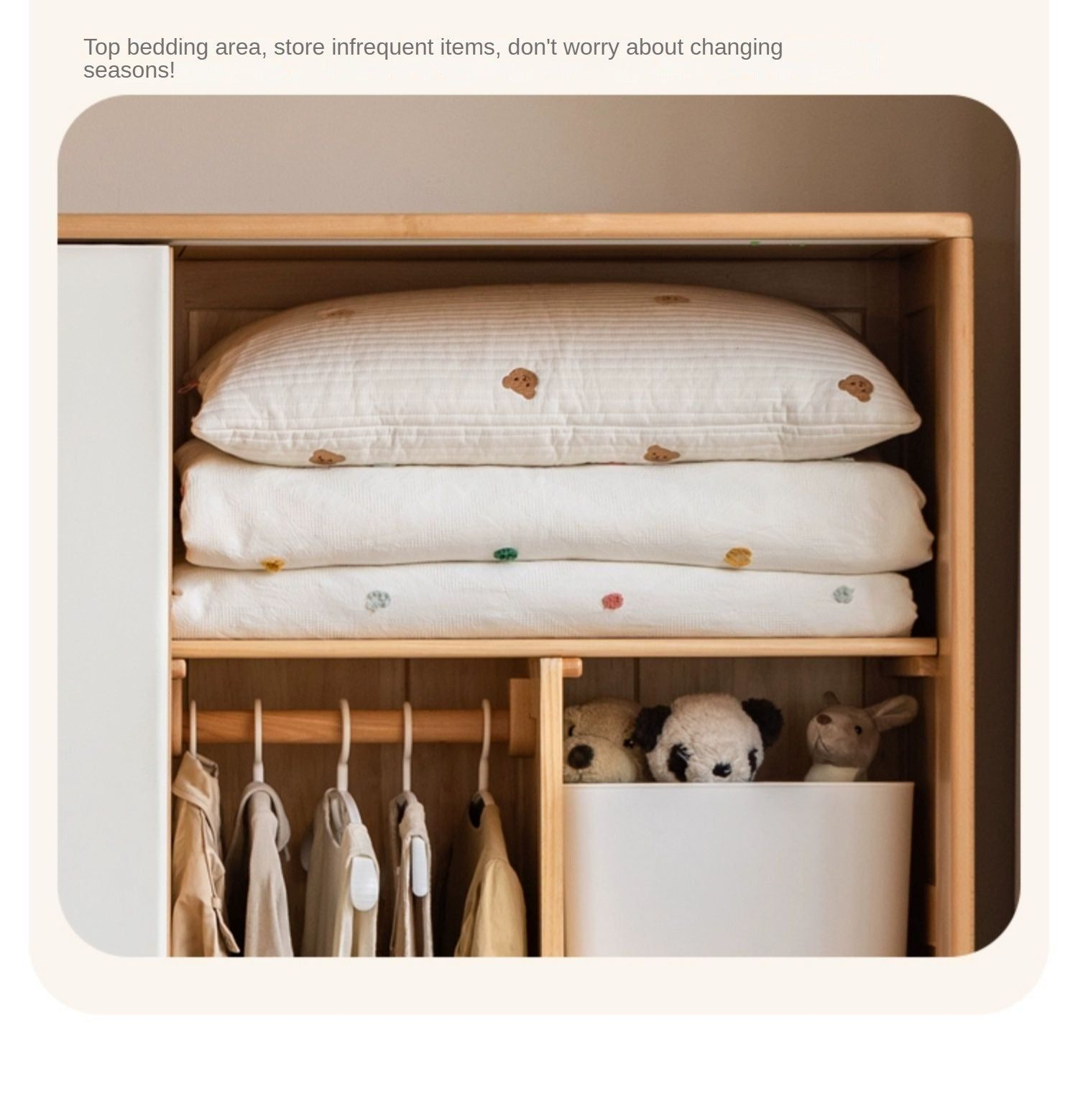 Beech Solid Wood Kids Wardrobe Sliding Door | Sliding Doors, Simple ... within Beech Solid Wood Kids Wardrobe, Natural Wood Color / 63"Sliding Door