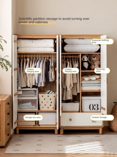 Beech Solid Wood Kids Wardrobe | Solid Wood Wardrobes, Kids Wardrobe ... pertaining to Beyond Storage Understanding the Beech Solid Wood Kids Wardrobe