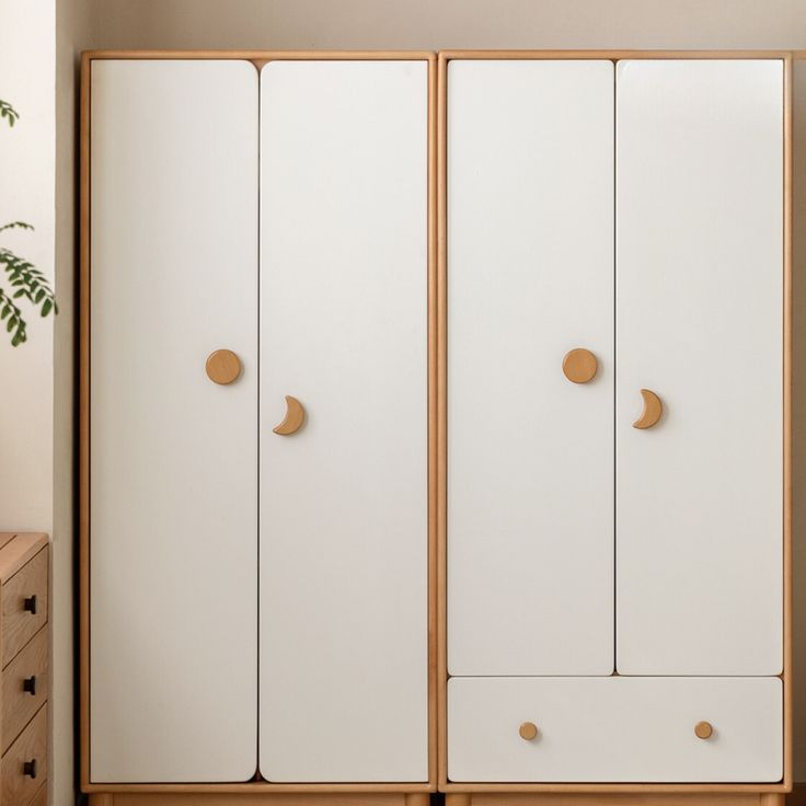 Beech Solid Wood Kids Wardrobe | Solid Wood Wardrobes, Wooden Wardrobe ... for Beyond Aesthetics Choosing the Right Wardrobe for Your Child's Room